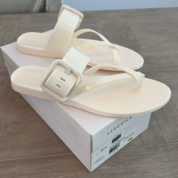 Veronica Beard Salva Jelly Sandals NIB Size 7 - Picture 2 of 7